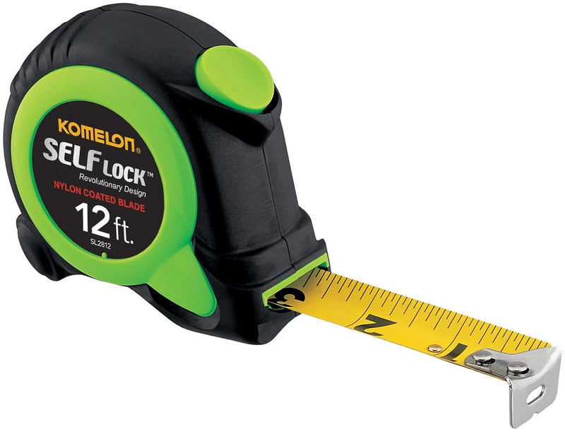 [Australia - AusPower] - Komelon SL2812; 12' x 5/8" Self-Lock Tape Measure 12 FT 