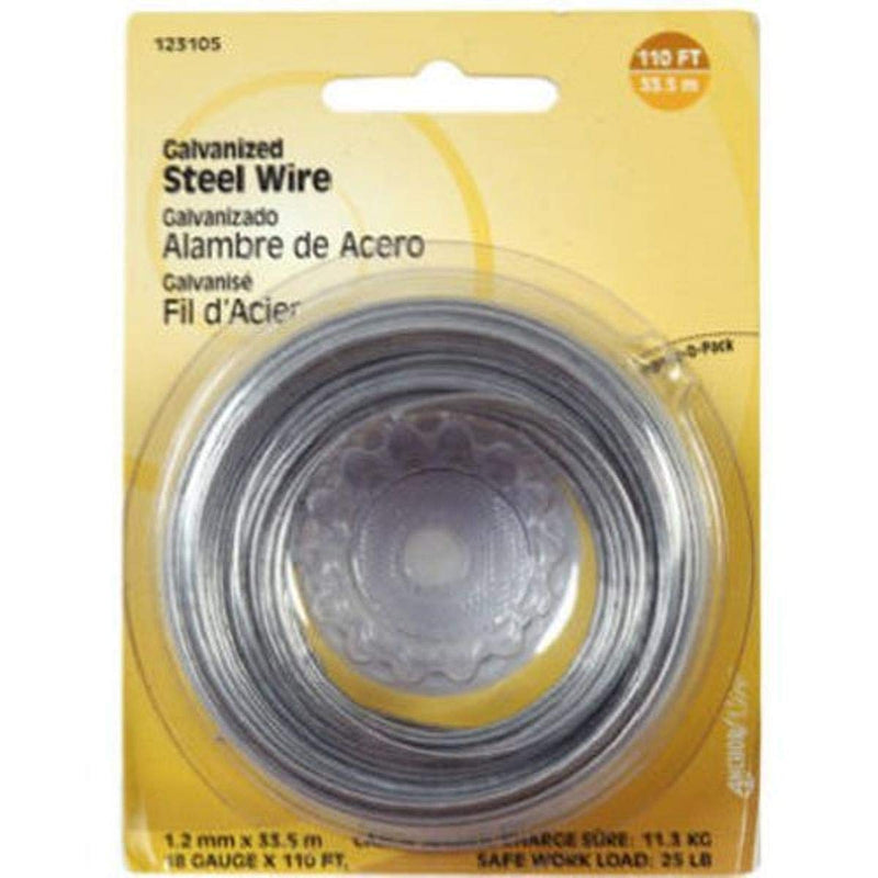 [Australia - AusPower] - The Hillman Group 123118 32 Gauge Galvanized Wire, 100-Feet, 1-Pack 