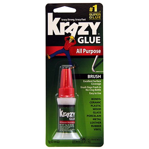 [Australia - AusPower] - Krazy Glue KG92548R 5G All Pur Brush On, 0.18 Oz, Multicolor 