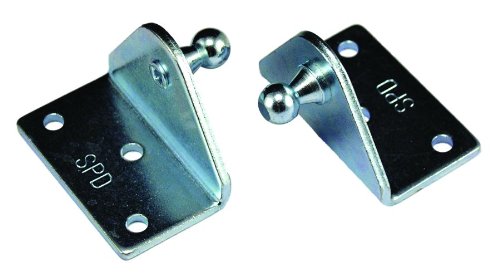 [Australia - AusPower] - JR Products BR-1060 Angled Gas Spring Mounting Bracket 10mm, Pack of 2 