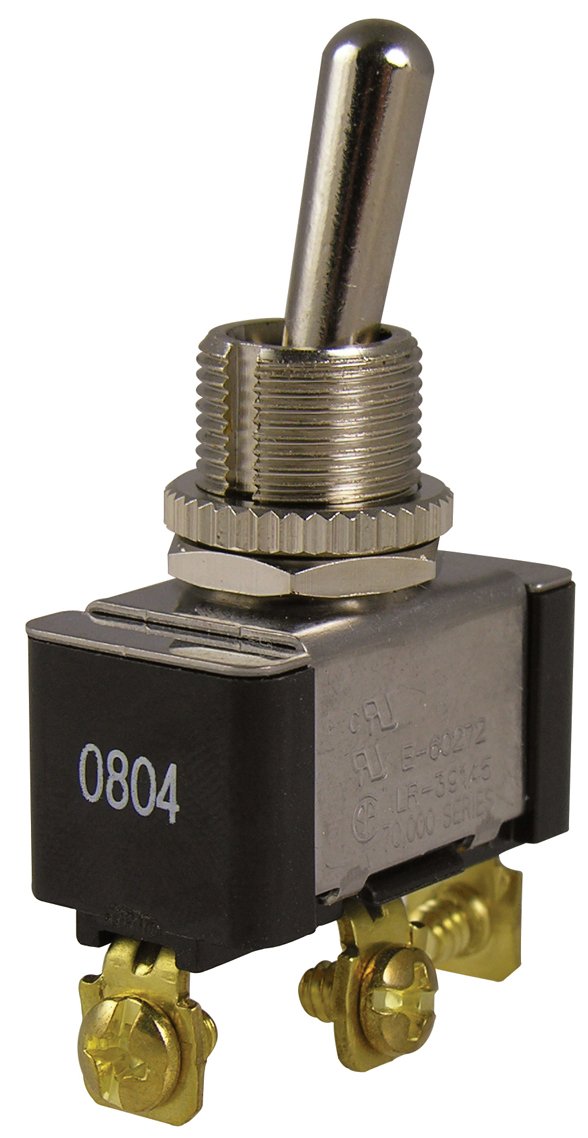 [Australia - AusPower] - Gardner Bender GSW-13 Heavy Duty Electrical Toggle Switch, SPDT, ON-OFF-ON, 20 A/125V AC, Screw Terminal 