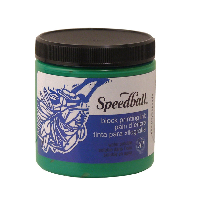 [Australia - AusPower] - Speedball Water-Soluble Block Printing Ink, 8_Ounce, Green 