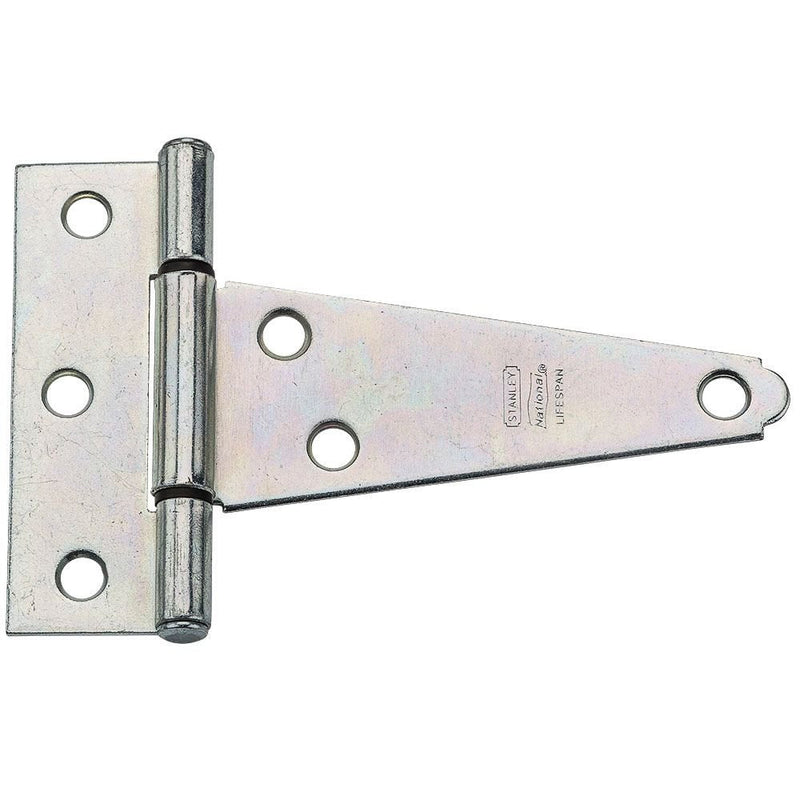 [Australia - AusPower] - National Hardware N129-031 V286 Extra Heavy T Hinges in Zinc plated, 2 pack 4 Inch 