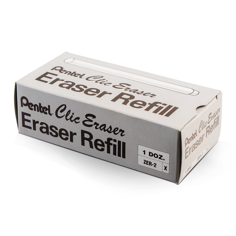 [Australia - AusPower] - Pentel Refill Erasers For Clic Eraser, Contains 24 Erasers (ZER-2) 2 Dozen 