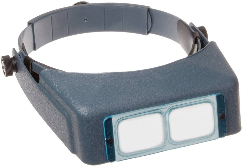 [Australia - AusPower] - Donegan DA-2 OptiVISOR Headband Magnifier, 1.5X Magnification Glass Lens Plate, 20" Focal Length 1.5x Magnification, 20" Focal Length 