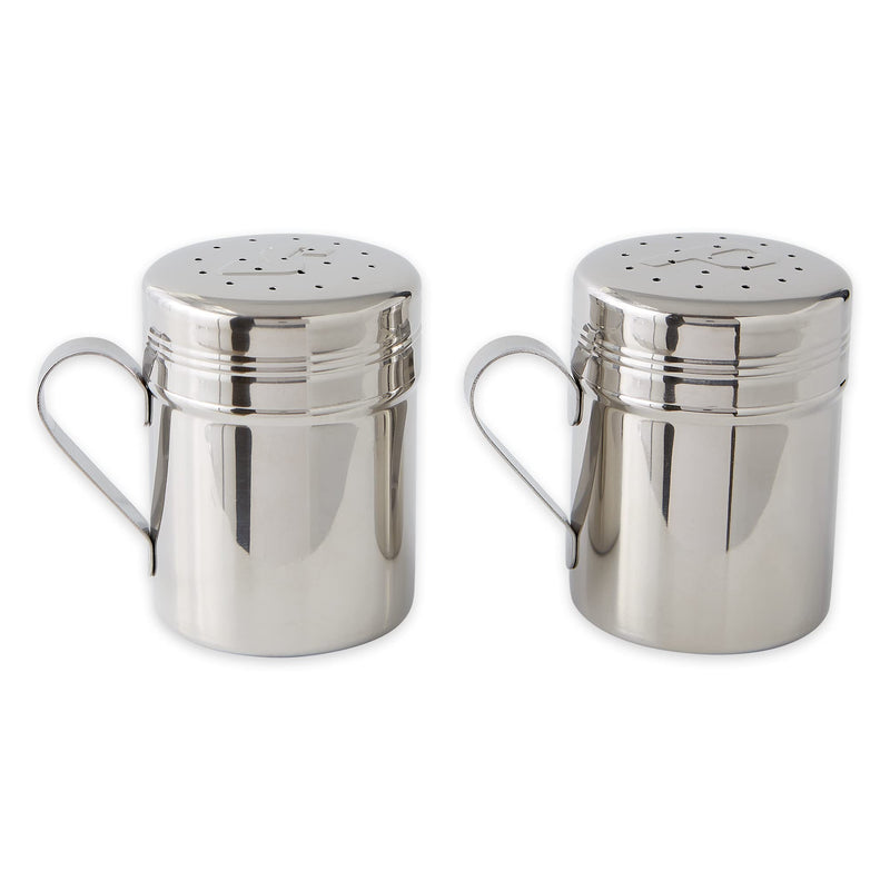 [Australia - AusPower] - RSVP Endurance 18/8 Stainless Steel Stove Top Salt and Pepper Shakers, 10 ounce (.3L) 