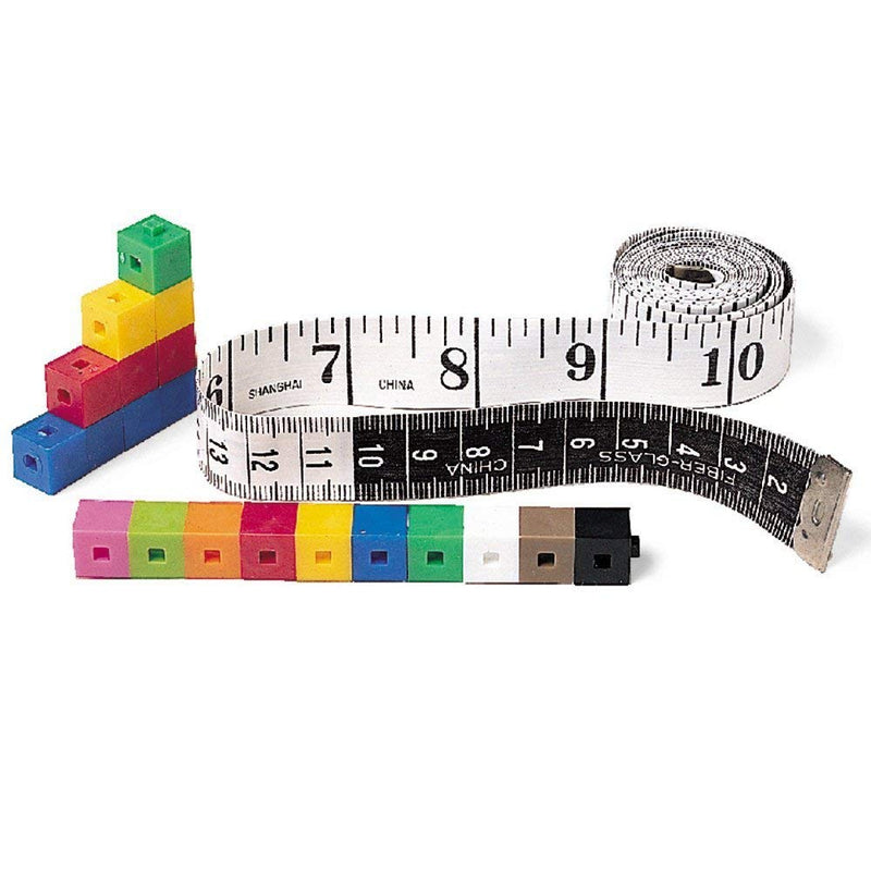 [Australia - AusPower] - Learning Resources Customary / Metric Tape Measures, Set of 10 