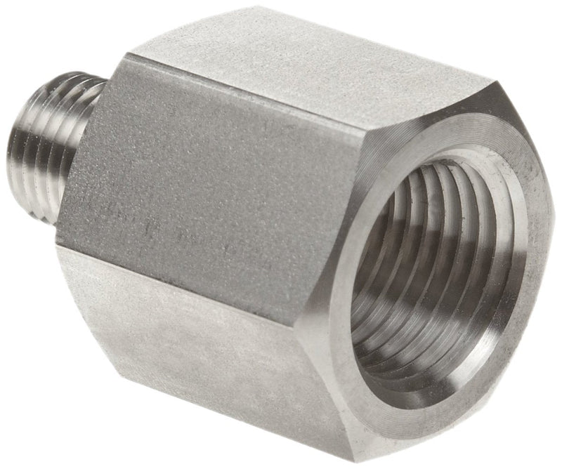 [Australia - AusPower] - Parker - 2-1 RA-SS Stainless Steel 316 Pipe Fitting, Reducing Adapter, 1/8" NPT Female X 1/16" NPT Male 1/8" x 1/16" 