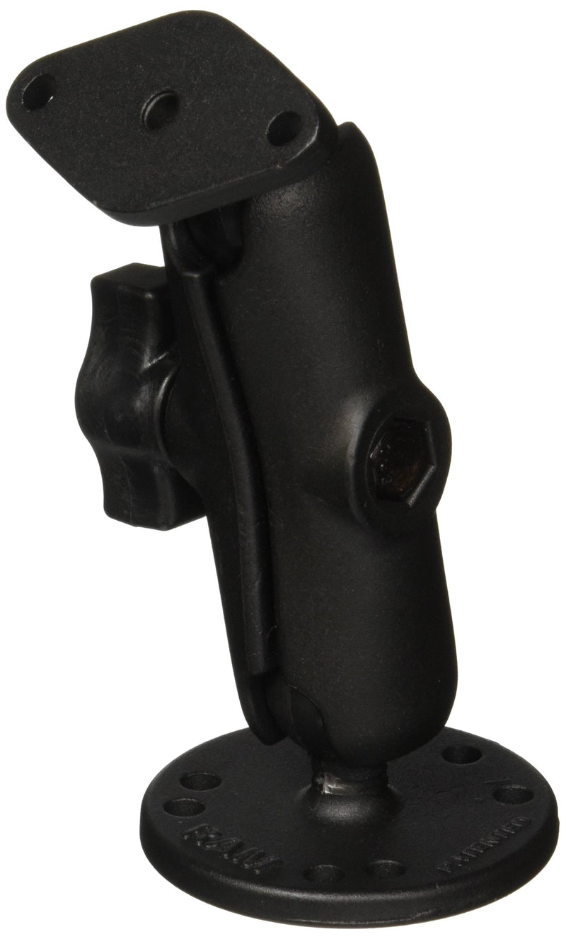 [Australia - AusPower] - RAM Mounts RAM-B-138U Double Ball Drill-Down Mount with Diamond Plate with Medium Arm Standard Packaging 
