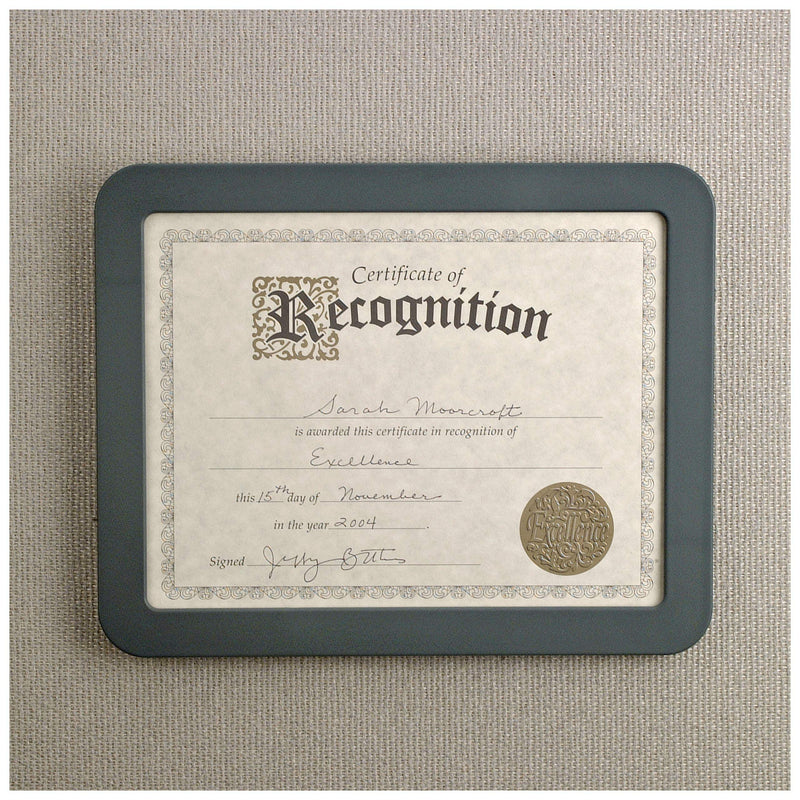 [Australia - AusPower] - Officemate Verticalmate Certificate Holder, Slate Gray (29172) 