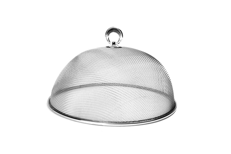 [Australia - AusPower] - Fox Run Brands Chrome Mesh Food Cover, 11.75 x 11.75 x 5 inches, Silver 