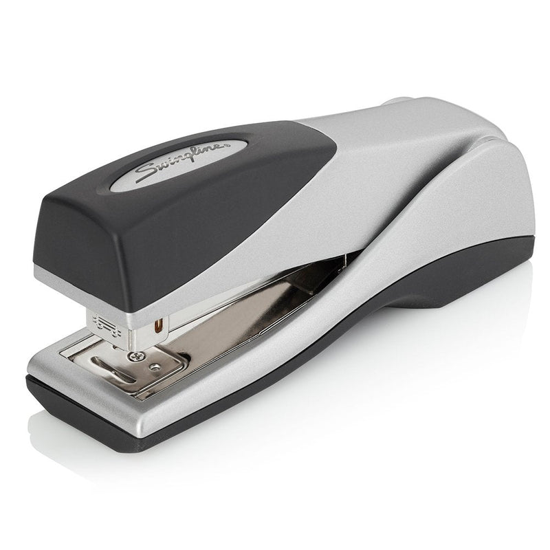 [Australia - AusPower] - Swingline Stapler, Optima Grip Compact Desktop Stapler, 25 Sheet Capacity, Jam Free, Silver (87816) (S7087816B) 01 Silver 