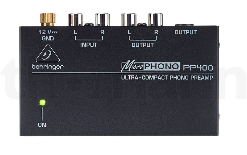 [Australia - AusPower] - Behringer MICROPHONO PP400 Ultra-Compact Phono Preamp, Silver 