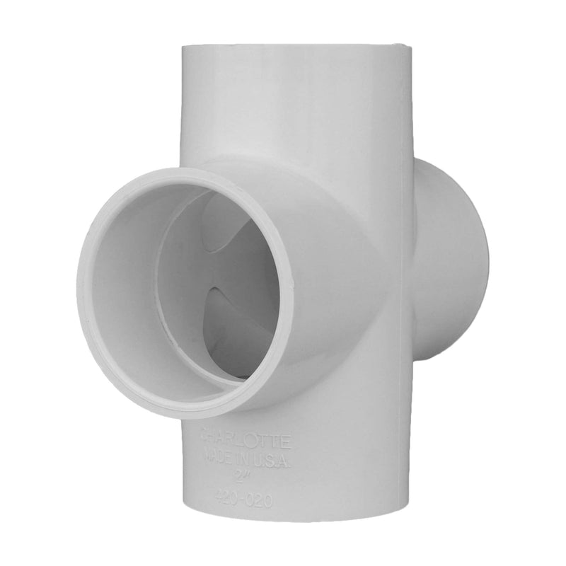 [Australia - AusPower] - CHARLOTTE PIPE 2 SCH 40 CROSS SXSXSXS PRESSURE ( 1 Unit Piece ) 2 Inch ( EACH qty: 1 ) White 