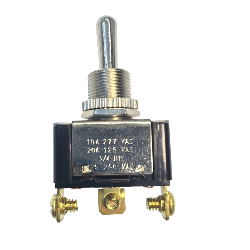 [Australia - AusPower] - Gardner Bender GSW-117 Heavy-Duty Electrical Toggle Switch, SPDT, Mom ON-OFF-Mom-ON, 20 A/125V AC, Screw Terminal 