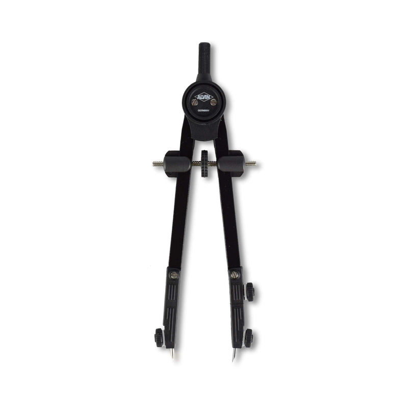 [Australia - AusPower] - Alvin, Introductory Bow Compass with Universal Adapter, Ideal for Geometry, Drafting, and Engineering, Drawing and Architecture Tool - 6 Inches 