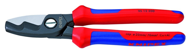 [Australia - AusPower] - KNIPEX - 95 12 200 Tools - Cable Shears, Multi-Component (9512200) 