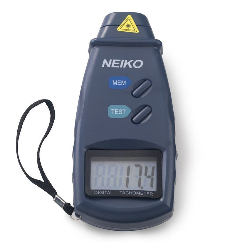[Australia - AusPower] - NEIKO 20713A Digital Tachometer, Noncontact Laser Photo Sensor with 2.5 to 99,999 RPM Accuracy, RPM Gauge Marker with Batteries Included 