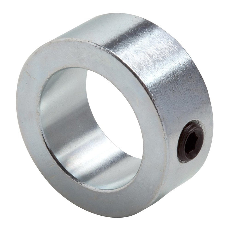 [Australia - AusPower] - Climax Metal C-100 Shaft Collar, Zinc Plated Steel, Set Screw Style, One Piece, 1" Bore, 1-1/2" OD, 5/8" Wide, With 5/16-18 Set Screw 