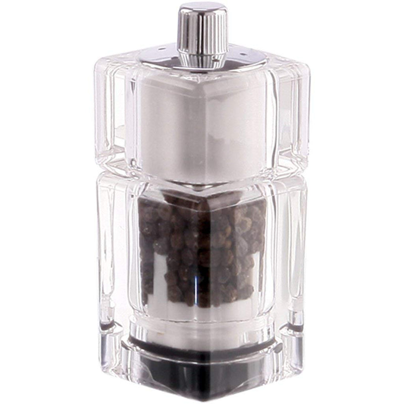 [Australia - AusPower] - Chef Specialties 3.5 Inch Cubic Pepper Mill and Salt Shaker Combo 