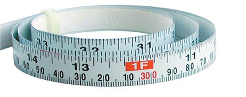 [Australia - AusPower] - Rousseau 0012L 1/2-Inch x 12 Adhesive Backed Steel Tape Measure- Reads R to L 