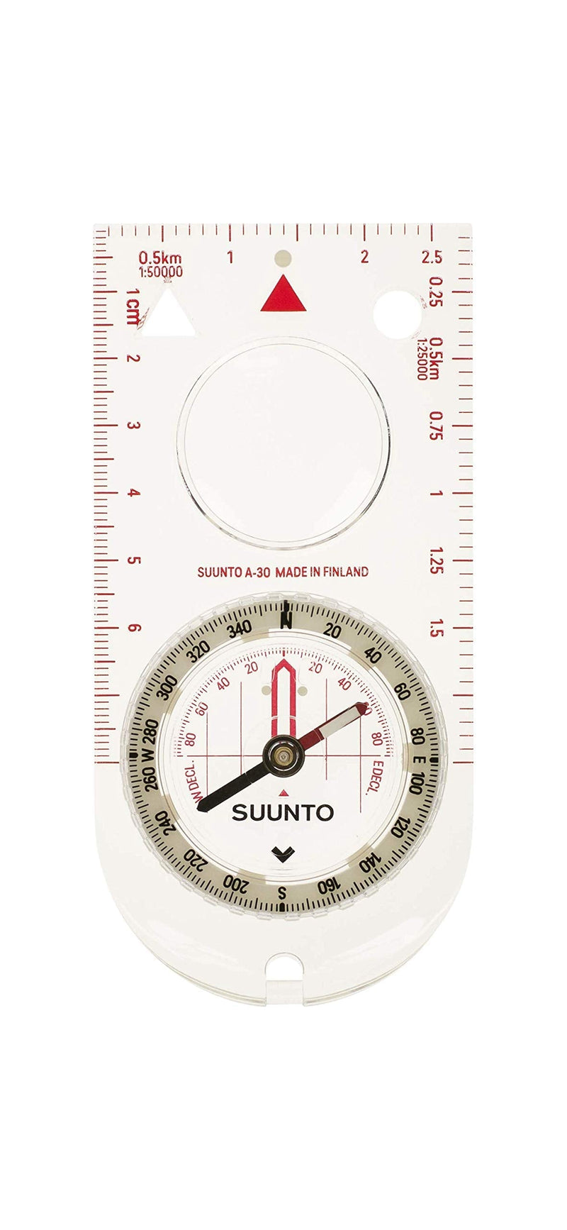 [Australia - AusPower] - SUUNTO A-30 Compass: Compact, hiking compass with luminous markings in low light Northern Hemisphere Metric 