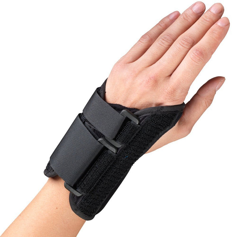 [Australia - AusPower] - OTC Wrist Splint, Petite or Youth Size Support Brace, Medium, 6 Inch (Left Hand) Medium (Pack of 1) 6 Inch (Left Hand) 