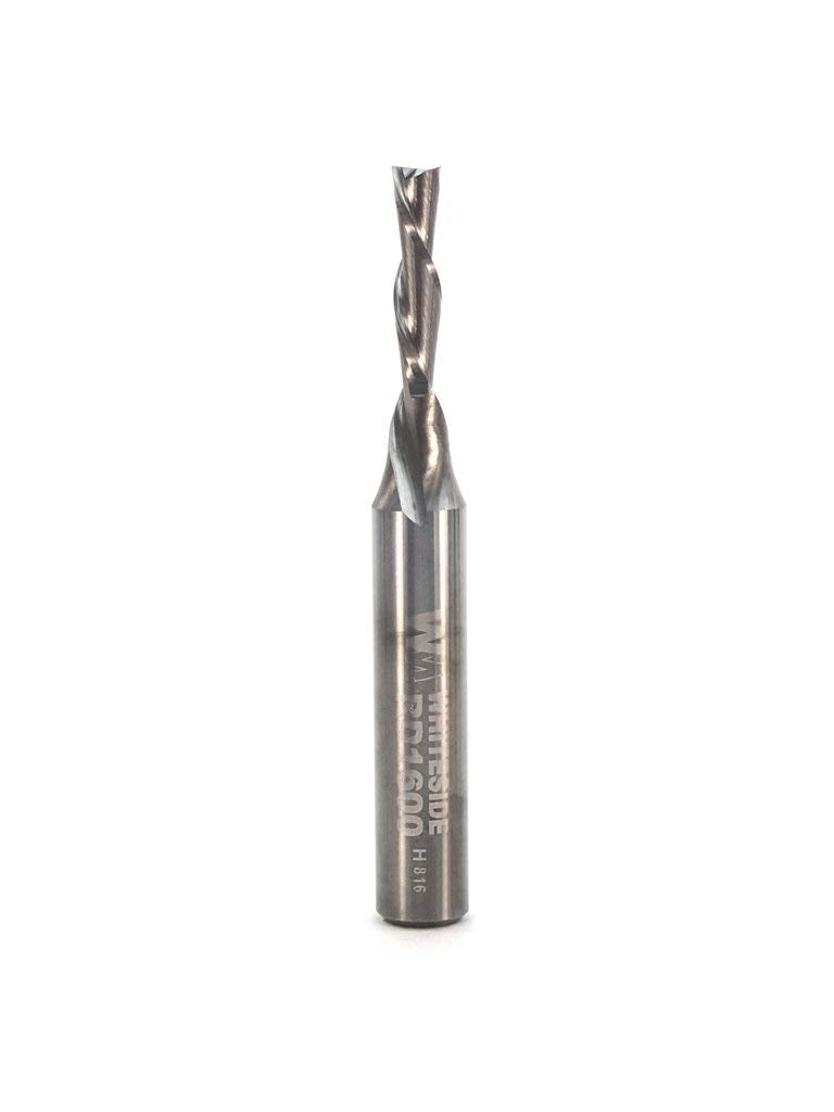 [Australia - AusPower] - Whiteside Router Bits RD1600 Standard Spiral Bit with Down Cut Solid Carbide 1/8-Inch Cutting Diameter and 1/2-Inch Cutting Length 