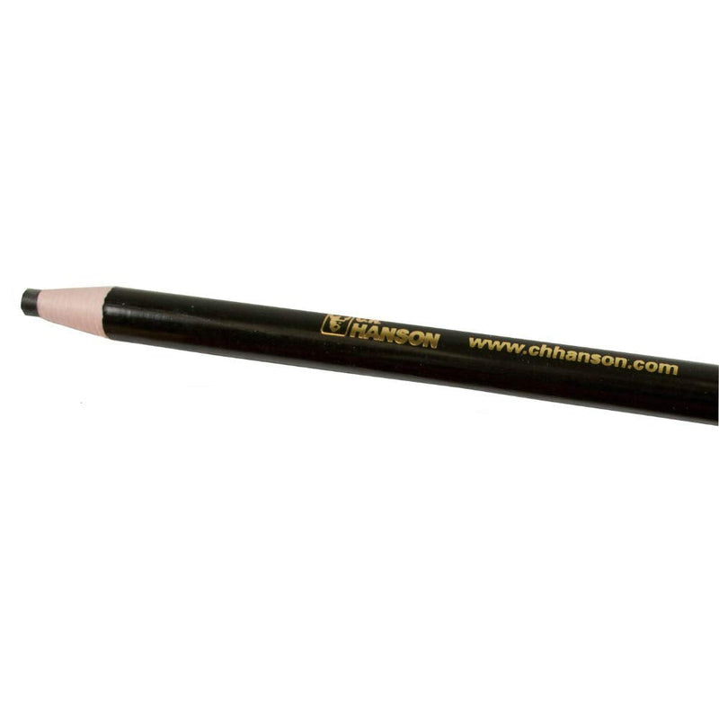 [Australia - AusPower] - C.H. Hanson 6.8 in. L x 0.3 in. W China Marker Black Plastic 12 pc.12 
