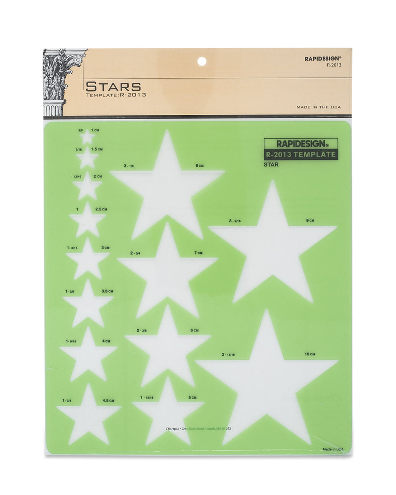 [Australia - AusPower] - Rapidesign Stars Template, 1 Each (R2013) 