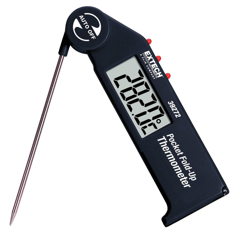 [Australia - AusPower] - Extech 39272 Pocket Fold up Thermometer with Adjustable Probe 
