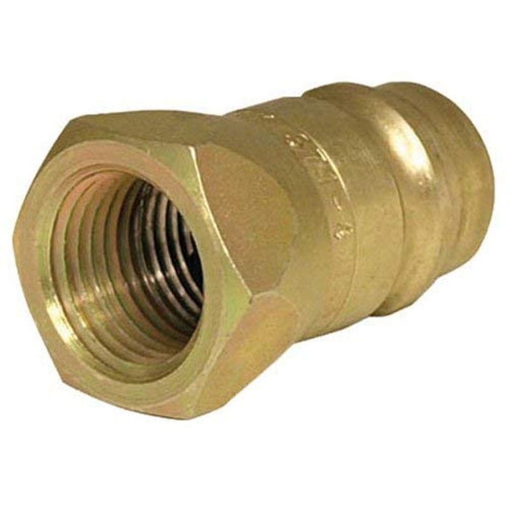 [Australia - AusPower] - Apache 39041055 1/2" ISO Male Tip Half with Ball Valve Hydraulic Quick Disconnect (S71-4) 