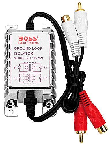 [Australia - AusPower] - BOSS Audio Systems Ground Loop Isolator B25N noise Filter for Car Audio Systems 
