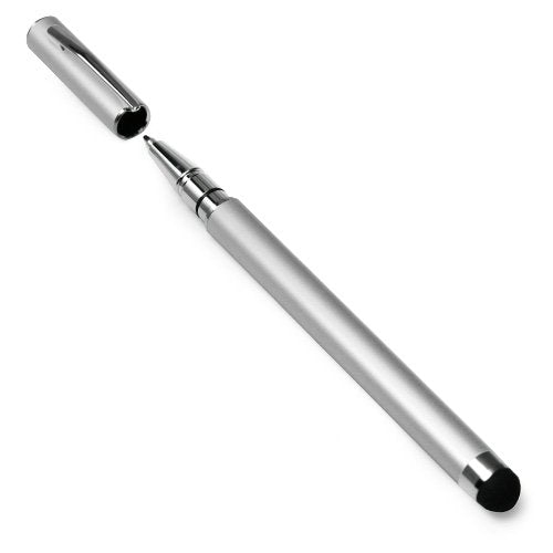 [Australia - AusPower] - Stylus Pen for iPad 3 (Stylus Pen by BoxWave) - Capacitive Styra, Capacitive Stylus with Rollerball Pen for iPad 3, Apple iPad 3 - Metallic Silver 