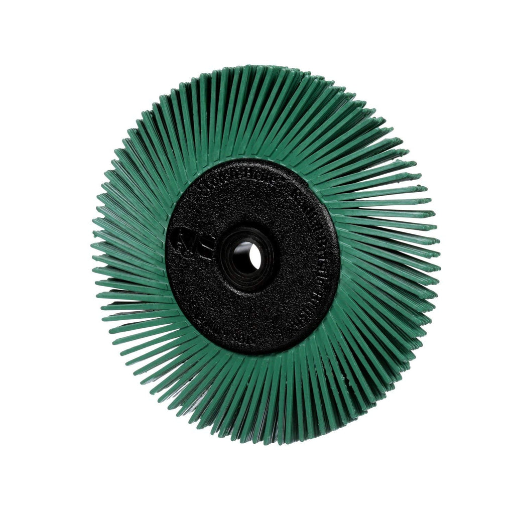 [Australia - AusPower] - Radial Bristle Brush with Adaptor, 6-Inch by .5-Inch by 1-inch, 50-Grade 