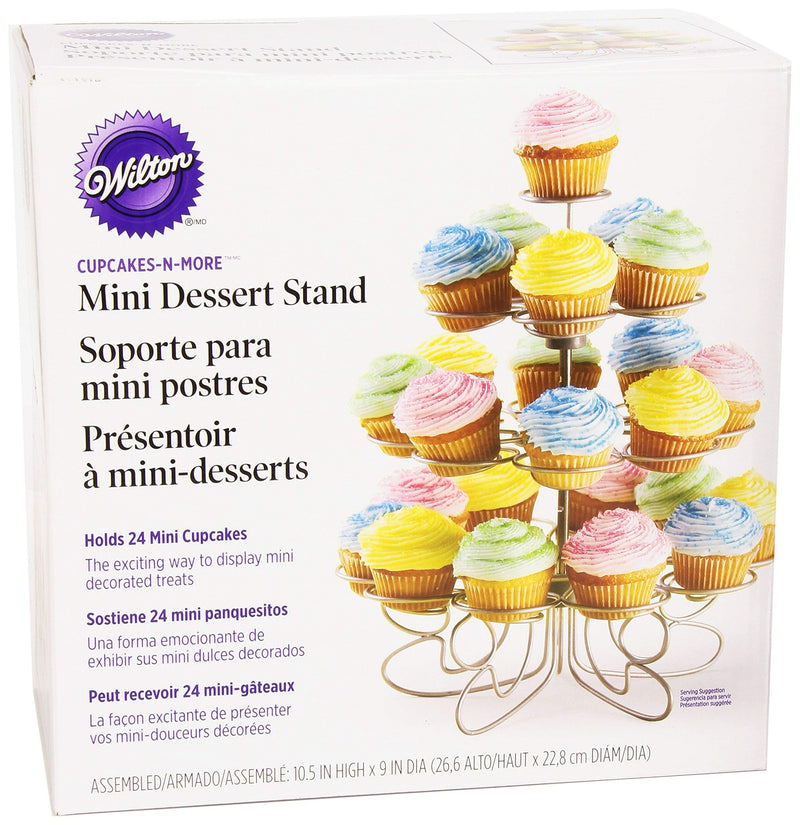[Australia - AusPower] - Wilton Cupcakes `n More 24-Count 4-Tier Mini Dessert Stand 24ct 