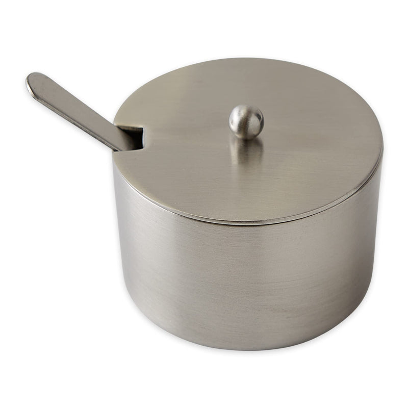 [Australia - AusPower] - RSVP International Endurance Kitchen Collection Salt Cellar Set with Spoon, Dishwasher Safe, 2-Ounce, Brushed Stainless Steel 