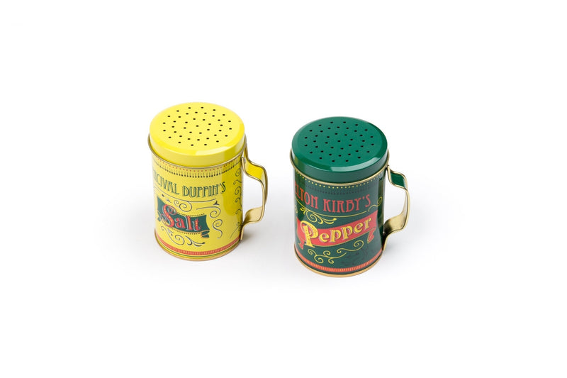 [Australia - AusPower] - Fox Run Salt and Pepper Shakers with Handle Set, 2.75 x 3.5 x 4 inches, Multicolored Nostalgic 