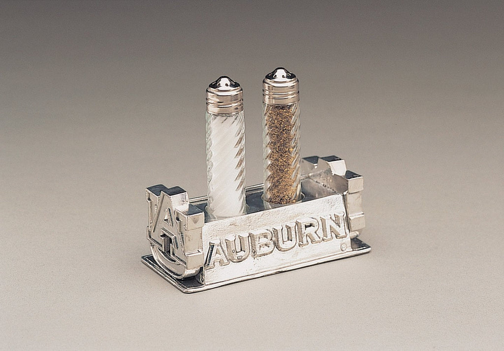 [Australia - AusPower] - Arthur Court Designs Aluminum 4.0 inch Long/W: 1.5" / H: 3.5"Auburn University Salt & Pepper Set 