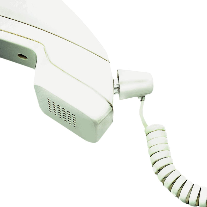[Australia - AusPower] - 25 Ft. Phone Coil Cord with Twisstop Cord Detangler, White 