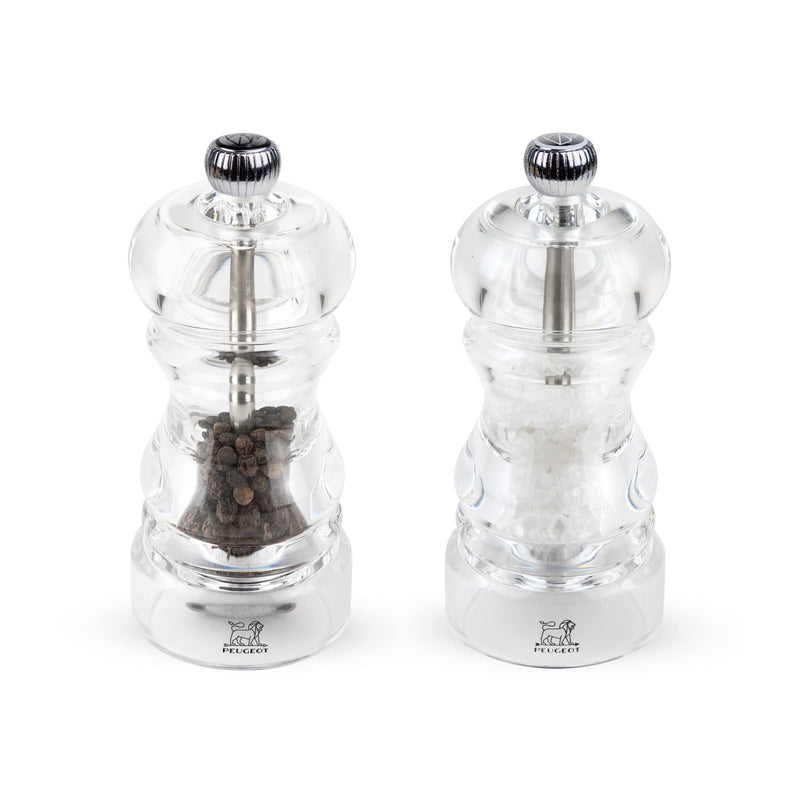 [Australia - AusPower] - Peugeot Nancy Acrylic Salt and Pepper Mill Set, 12cm/4 3/4-Inch 