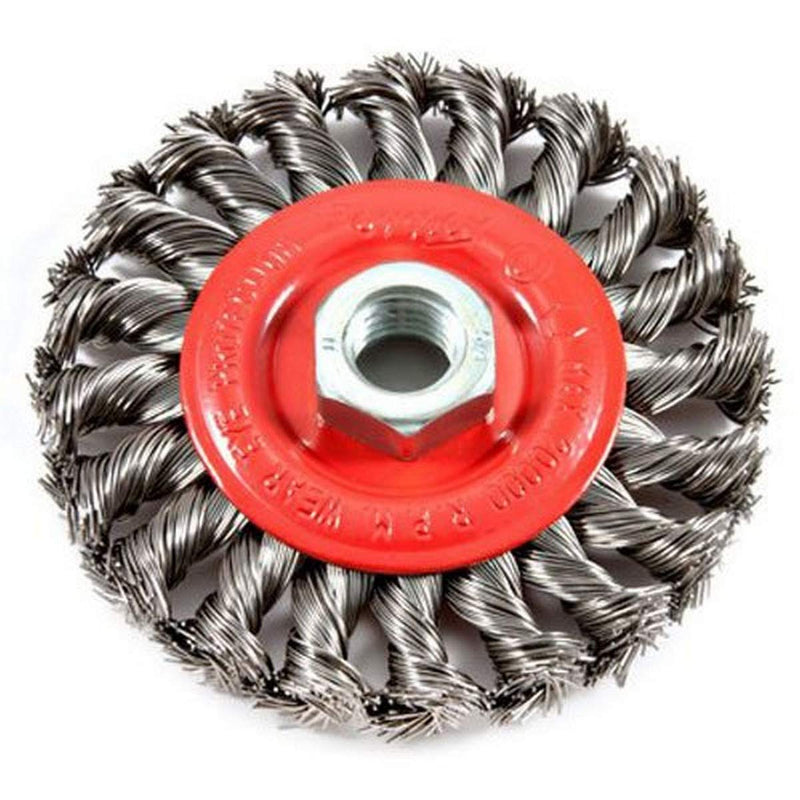 [Australia - AusPower] - Forney 72759 4-Inch x .020 x 5/8-11 Knot Wire Wheel 