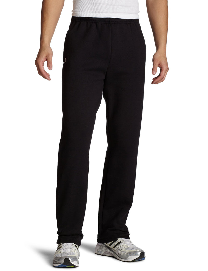 [Australia - AusPower] - Russell Athletic Men's Dri-Power Open Bottom Sweatpants with Pockets XX-Large Black 