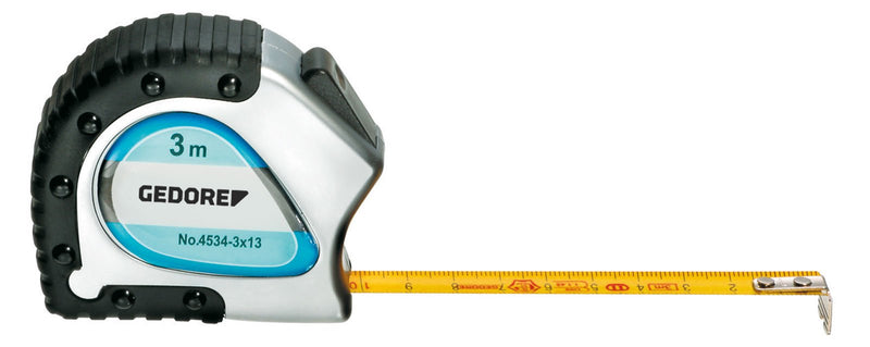 [Australia - AusPower] - GEDORE 4534-3 Steel Tape Measure 3 m 
