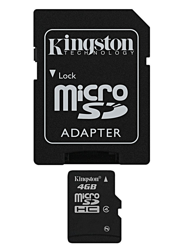 [Australia - AusPower] - Kingston 4 GB microSDHC Class 4 Flash Memory Card SDC4/4GB Standard Packaging 