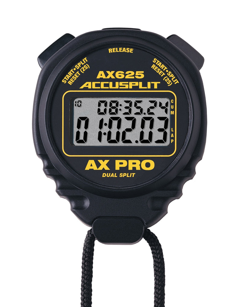[Australia - AusPower] - ACCUSPLIT AX625 PRO Cumulative/Lap Split Stopwatch, Black 