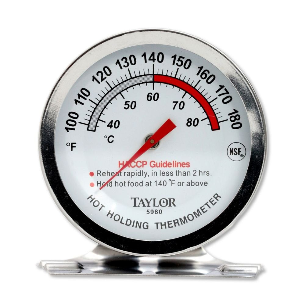 [Australia - AusPower] - Taylor Precision 5980N Professional Series Hot Holding Thermometer, NSF (100° to 180°F) Оne Расk 