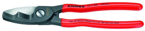 [Australia - AusPower] - KNIPEX Tools - Cable Shears, Twin Cutting Edge (9511200), 8 inches 