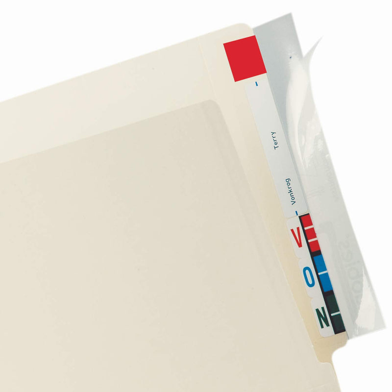 [Australia - AusPower] - tabbies 8 x 2 Inch Protector End Tab Folder, Clear, 100 per Pack (TAB68386) 