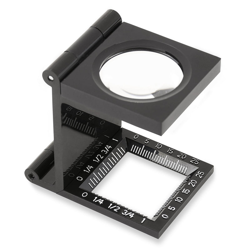 [Australia - AusPower] - Carson LinenTest 6.5x20mm or 5x30mm Folding Loupe Magnifiers For Stitch Counting, Printing, Fabric Identification, Inspecting Small Parts and More (LT-20 or LT-30) 5x30mm (LT-30) 